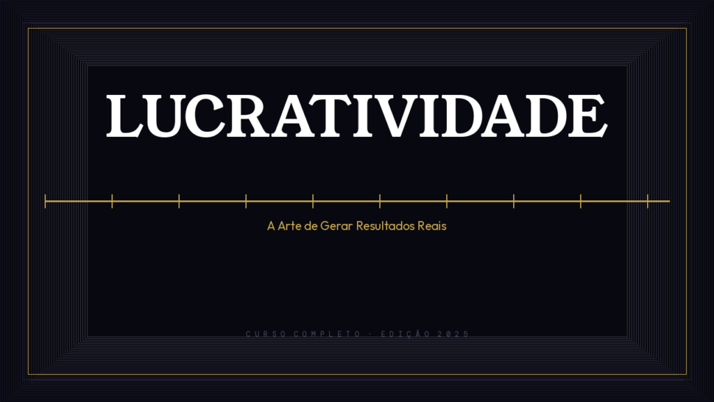 Lucratividade - (Pago 3)