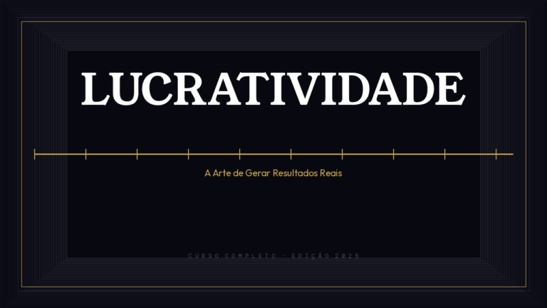 Lucratividade &ndash; (Pago 3)